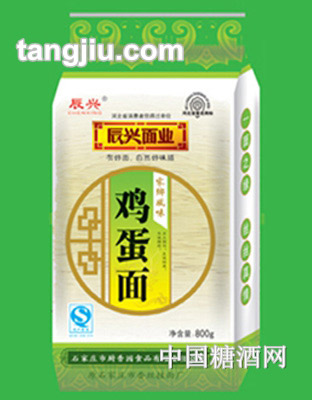 辰兴家乡风味鸡蛋面-800g