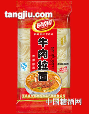 厨香园牛肉拉面-800g