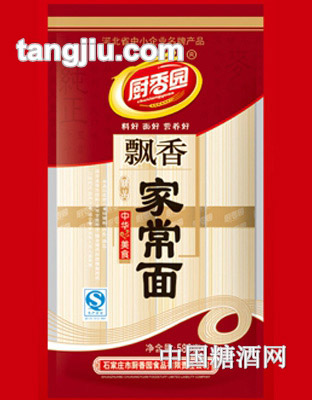 厨香园飘香家常挂面-580g