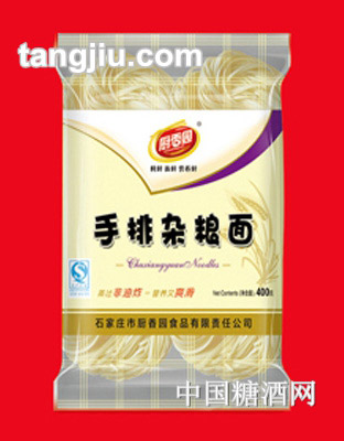 厨香园手排杂粮面400g