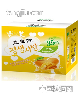 益生情芒果复合果汁饮料500mlx15瓶