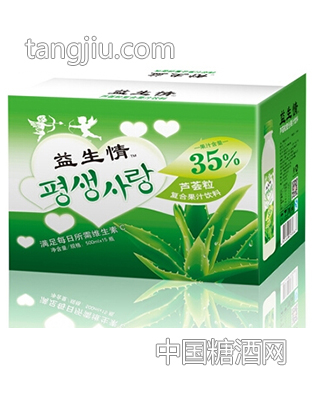 益生情芦荟粒复合果汁饮料500mlx15瓶