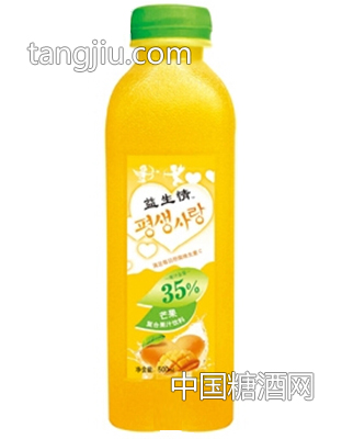 益生情芒果复合果汁饮料500ml