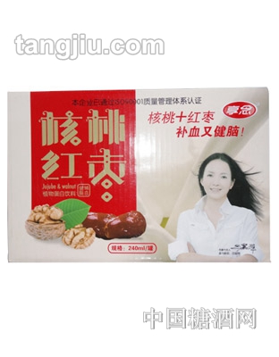 享念核桃红枣露箱装