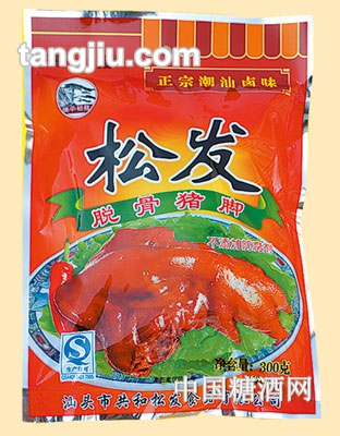 松发品牌脱骨猪脚300克