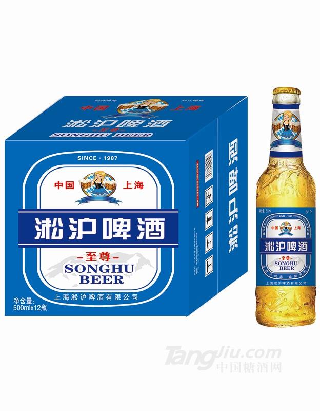 淞沪啤酒瓶装500mlx12（蓝）