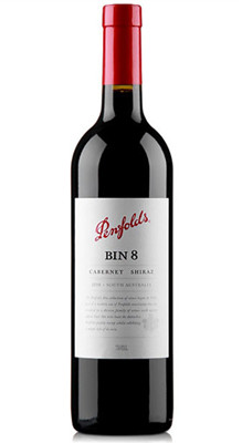 颂爱酒业奔富酒庄Bin8干红葡萄酒