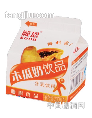 顺恩木瓜奶饮品200ml