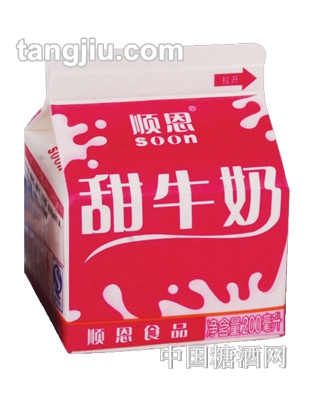 顺恩甜牛奶200ml