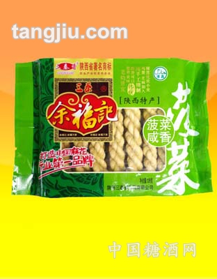 三秦余福记菠菜咸香味麻花128g
