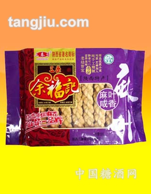三秦余福记麻叶咸香味麻花128g
