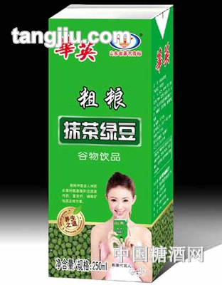 华英抹茶绿豆谷物饮品250ml