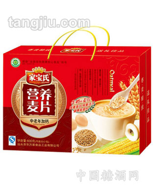 家宝氏中老年加钙麦片600g