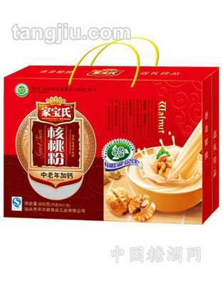 家宝氏中老年加钙核桃粉600g