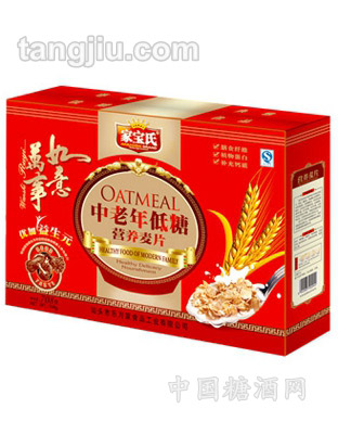 家宝氏中老年低糖麦片708g