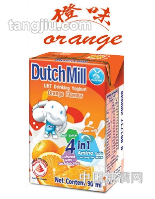 达美酸奶橙味90ml