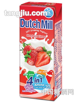 达美酸奶草莓味180ml