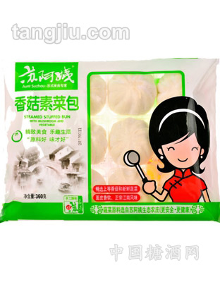 苏阿姨香菇素菜包360g