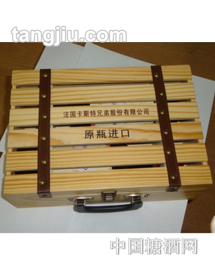卡斯特葡萄酒2支装木盒
