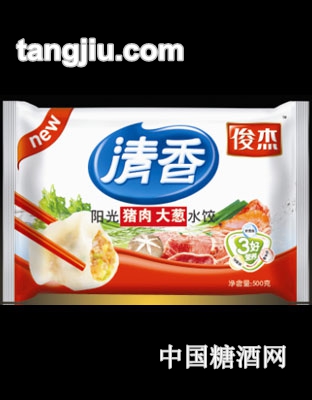 俊杰猪肉大葱水饺500g