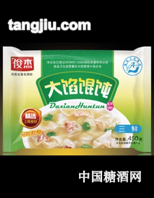 俊杰三鲜馄饨450g