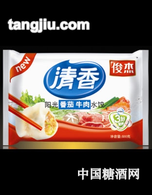 俊杰番茄牛肉水饺500g