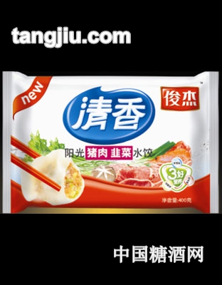 俊杰猪肉韭菜水饺400g