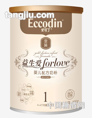 爱可丁金装益生爱配方奶粉800g