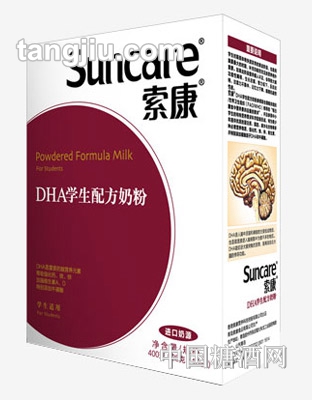 索康DHA学生配方奶粉400g