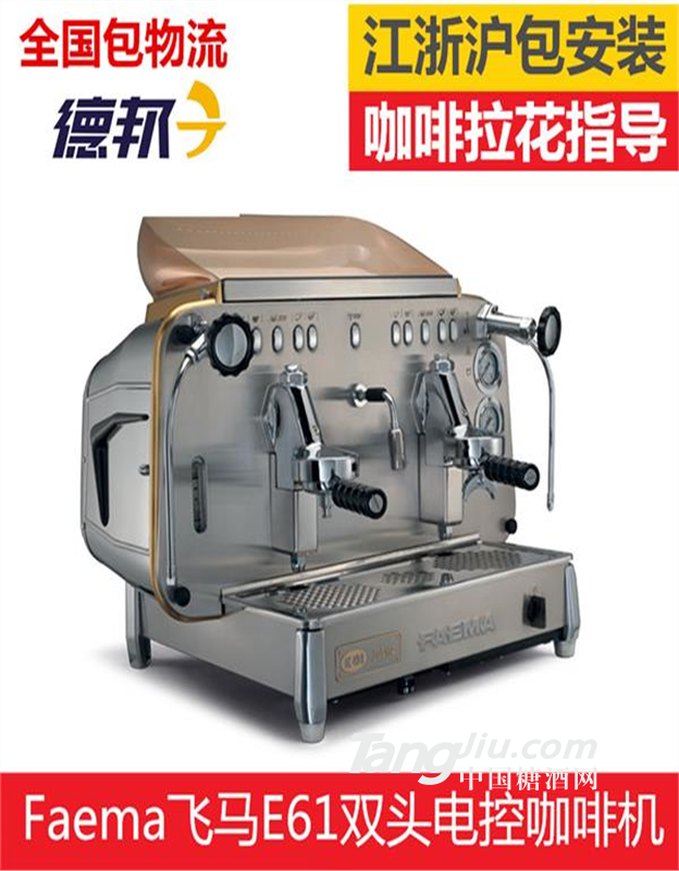意大利飞马咖啡机E61经典款双头商用包安装