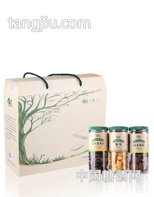 中粮山萃食用菌礼盒背面(三桶）