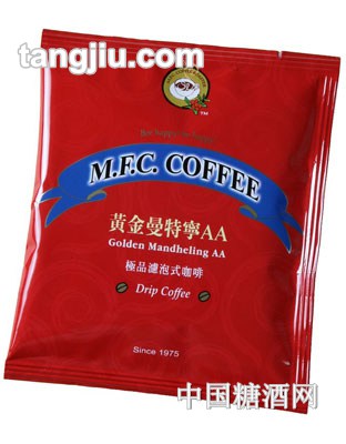黄金曼特宁AA挂耳滤泡式咖啡10g