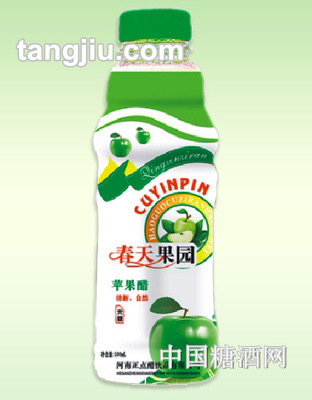 春天果园苹果醋500ml塑料瓶