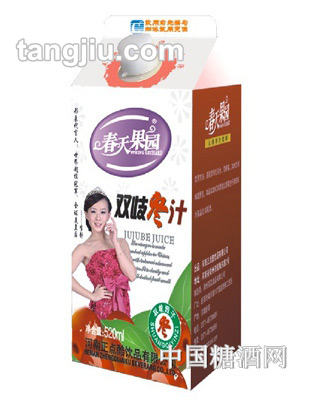 春天果园枣汁520ml