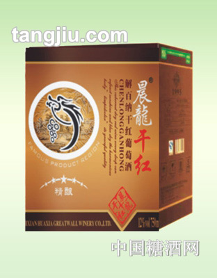 晨龙干红葡萄酒精酿彩箱