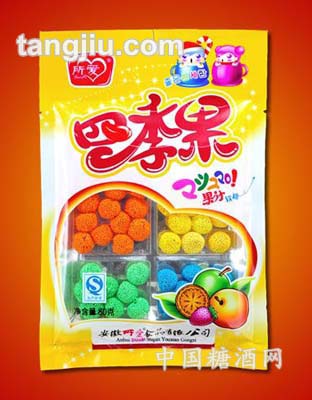 四季果软糖红黄蓝绿装
