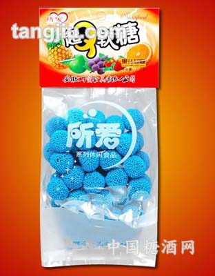 超Q软糖蓝色圆糖
