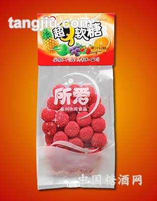 超Q软糖红色圆糖