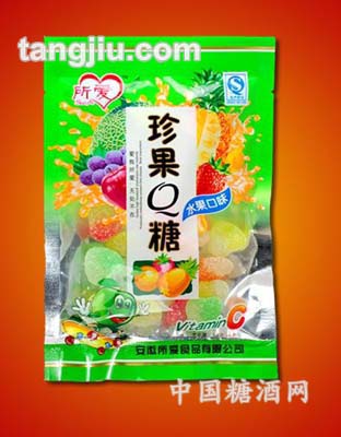 珍果Q糖绿色袋装