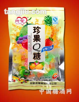 珍果Q糖黄色袋装