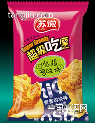 吮指鸡味块麦香鸡味