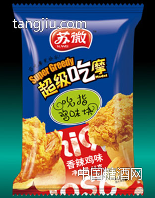 吮指鸡味块香辣鸡味