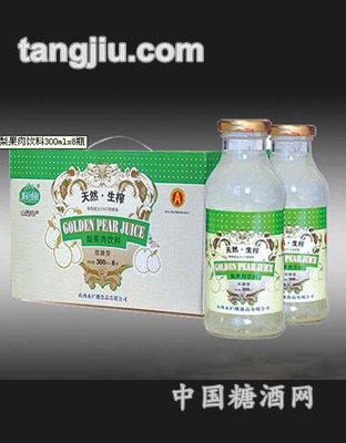 木栏栅梨果肉饮料300ml