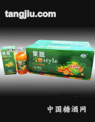 木栏栅混合果蔬汁368ml