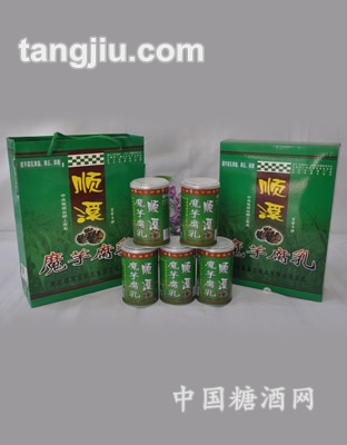 顺溪1000g易拉罐魔芋礼盒腐乳