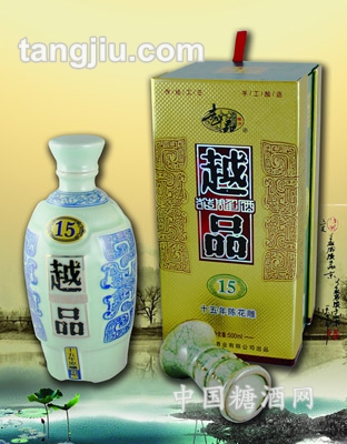 越品酒十五年陈花雕500ML