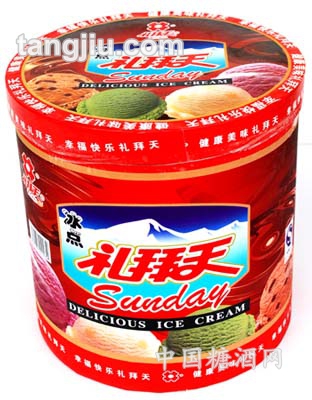 桶装冰淇淋