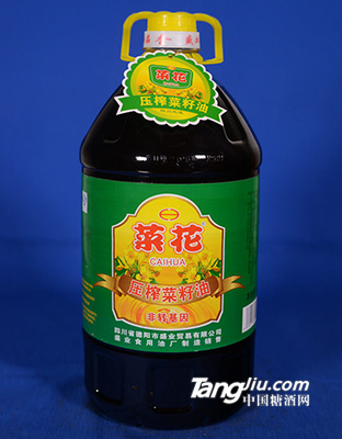 菜花压榨菜籽油 