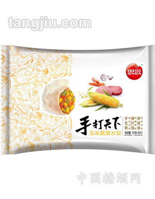 思念手打天下720g水饺玉米蔬菜