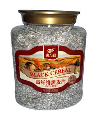高纤黑麦片